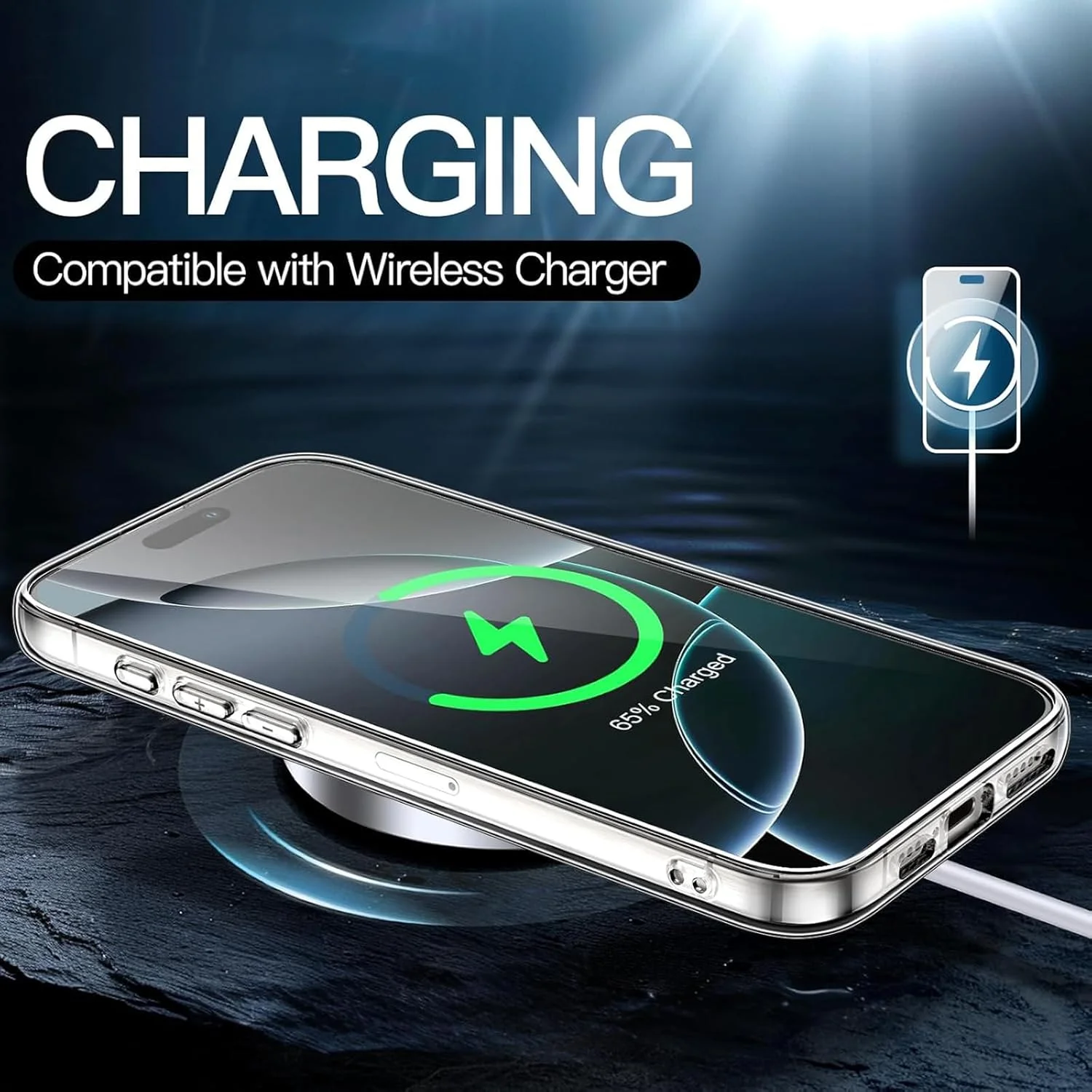 قاب محافظ دور گوشی آیفون ایر، شفاف با پوشش دوربین، سازگار با MagSafe، طراحی باریک بدون پشت، فریم ضربه گیر TPU نرم، دفع حرارت عالی (شفاف) قاب محافظ دور گوشی آیفون ایر، شفاف با پوشش دوربین، سازگار با MagSafe، طراحی باریک بدون پشت، فریم ضربه گیر TPU نرم، دفع حرارت عالی (شفاف)