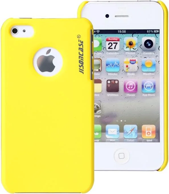 محصول نمایندگی مجاز ژاپنی JISONCASE [مناسب آیفون 4/4s قاب بسیار نازک] urutorasinke-su زرد JS – IP4 – 005 زرد