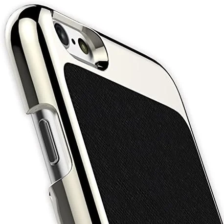 کاور گوشی آیفون 6s/6 مدل AR4600i6 از برند آری، چرم طبیعی، روکش فلزی، فلز نقره ای، مدل میله ای کاور گوشی آیفون 6s/6 مدل AR4600i6 از برند آری، چرم طبیعی، روکش فلزی، فلز نقره ای، مدل میله ای