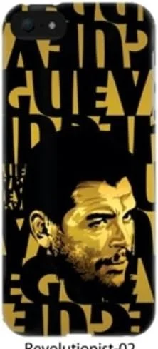 کاور طرح دار Rearth YE/BK REVOLUTIONIST02 Chegevara به همراه جای آویز بند برای آیفون 5