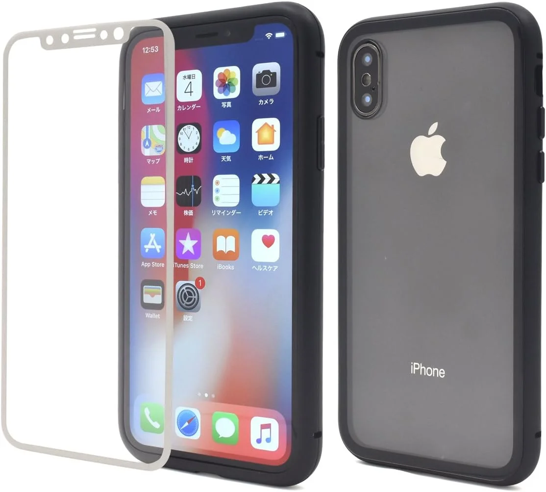 کاور محافظ پشت گوشی آیفون X مدل Plata، محافظی شفاف با شیشه حرارت دیده، عدم ایجاد اختلال رادیویی، جنس PC، سبک و نصب آسان