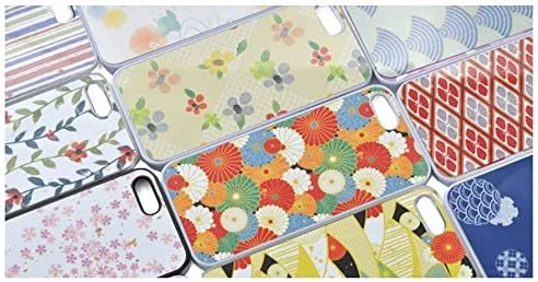 قاب طرح دار ژاپنی برای آیفون SE/5S/5 (چاپ انتقال حرارتی) [شفاف/08] pip5 a – 0108cl