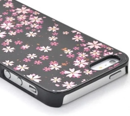 قاب طرح دار ژاپنی برای آیفون SE/5S/5 (چاپ انتقال حرارتی) [شفاف/08] pip5 a – 0108cl