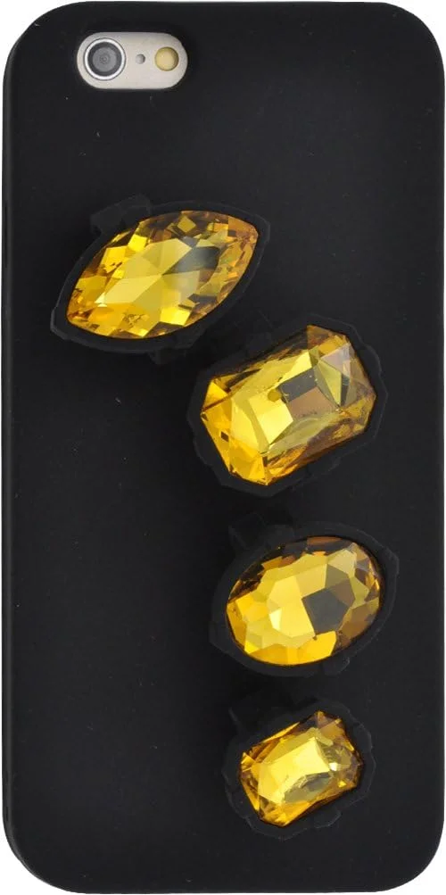 قاب گوشی موبایل پلاتا مدل IP6-5066YL مناسب برای آیفون 6 / آیفون 6s، کاور حلقه ای اکلیلی، زرد