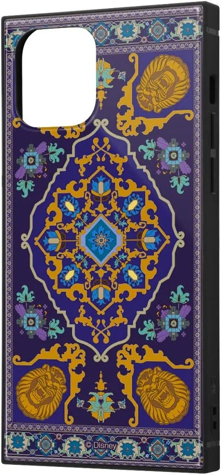 کاور محافظ هیبریدی ضد ضربه KAKU مدل علاءالدین مناسب برای آیفون 12/آیفون 12 پرو [دارای جای بند]، مربعی، سبک وزن، طرح فرش پرنده علاءالدین