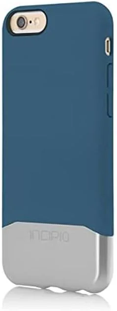 کاور محافظ کروم Incipio Edge برای آیفون 6 - بسته بندی خرده فروشی - آبی/نقره ای