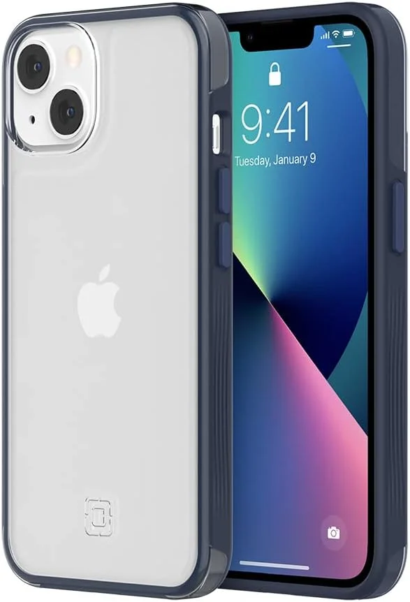 کاور شفاف سری Organicore Incipio مدل IPH-1933-OBLU مناسب برای آیفون 13 (6.1 اینچ)، 100% دارای تاییدیه کمپوست‌پذیری با محافظت در برابر سقوط از ارتفاع 4.2 متری، آبی اقیانوسی/آسمان شب/شفاف