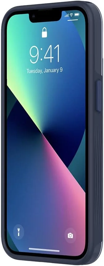 کاور شفاف سری Organicore Incipio مدل IPH-1933-OBLU مناسب برای آیفون 13 (6.1 اینچ)، 100% دارای تاییدیه کمپوست‌پذیری با محافظت در برابر سقوط از ارتفاع 4.2 متری، آبی اقیانوسی/آسمان شب/شفاف