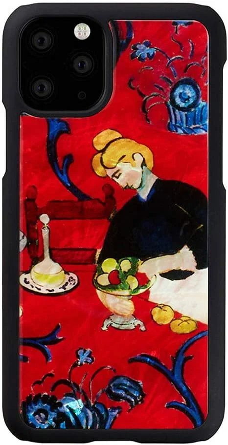 قاب گوشی آیفون 11 پرو مکس طرح صدف طبیعی، هارمونی قرمز اثر هنری ماتیس، نقاشی شاهکار، 6.5 اینچ، کاور پشت آیفون، نمایندگی مجاز ژاپنی