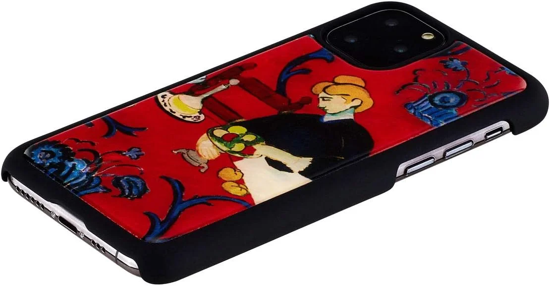 قاب گوشی آیفون 11 پرو مکس طرح صدف طبیعی، هارمونی قرمز اثر هنری ماتیس، نقاشی شاهکار، 6.5 اینچ، کاور پشت آیفون، نمایندگی مجاز ژاپنی