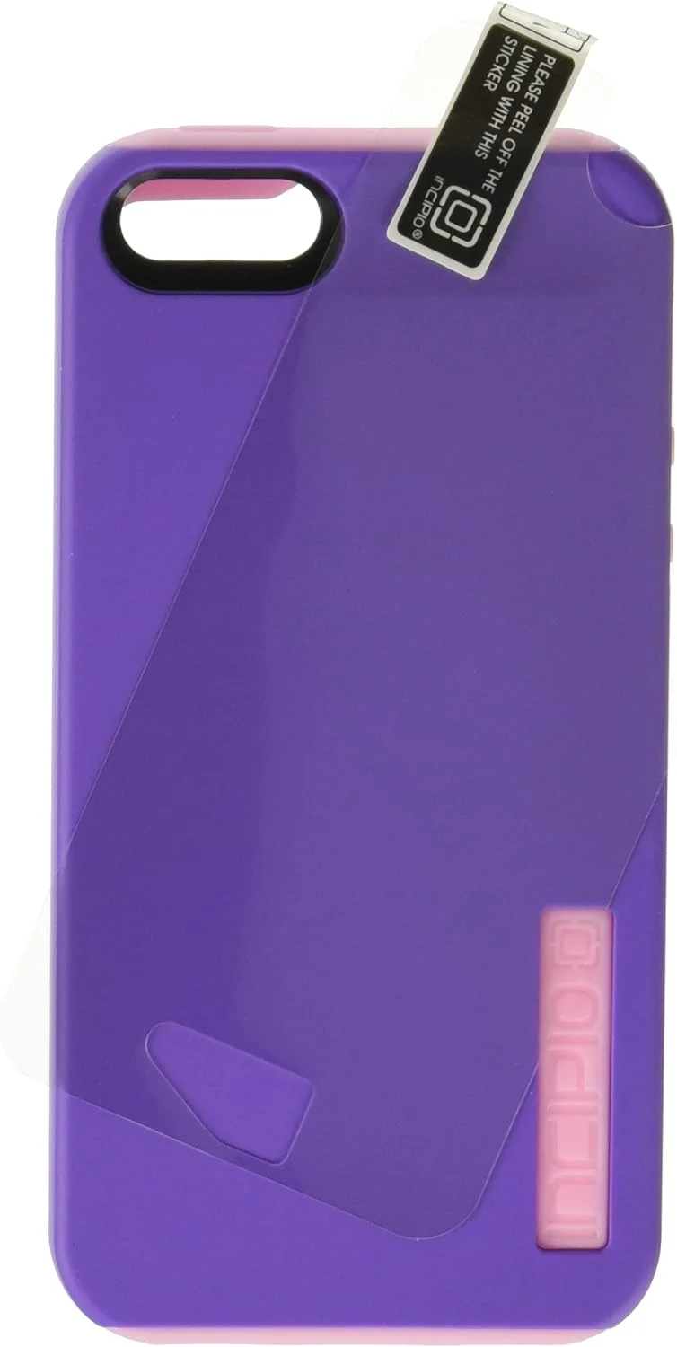 کاور محافظ دوگانه Incipio DualPro برای آیفون 5S - بسته بندی خرده فروشی - بنفش/صورتی کاور محافظ دوگانه Incipio DualPro برای آیفون 5S - بسته بندی خرده فروشی - بنفش/صورتی