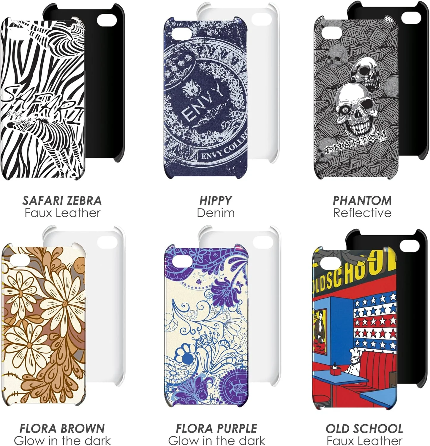 قاب سخت طرح ENVY برای آیفون 4S/4 (فانتوم/جین)