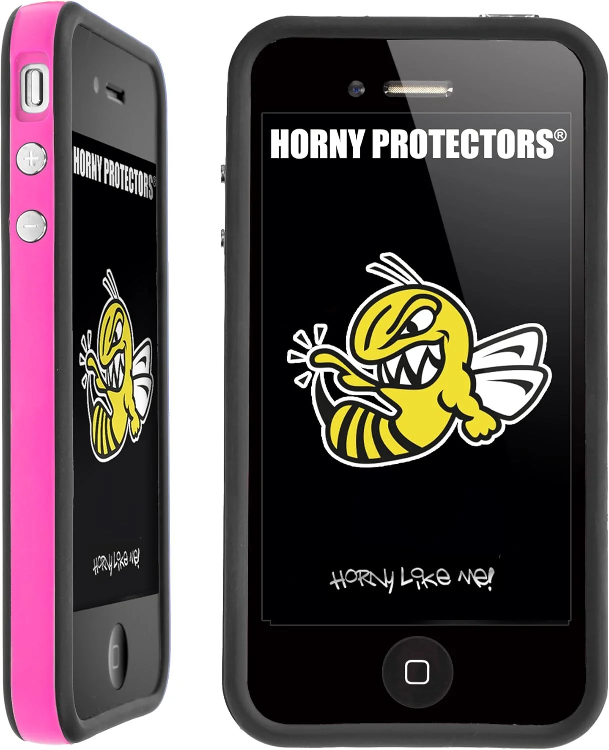 کاور محافظ دور گوشی با دکمه های فلزی برای آیفون 4 (نه 4S)