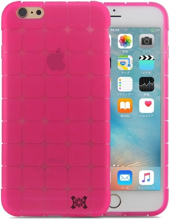 قاب گوشی آیفون 6s/6 پلاس [HANATORA Japan] جنس TPU - شامل 1 عدد محافظ صفحه نمایش (صورتی گلبهی)