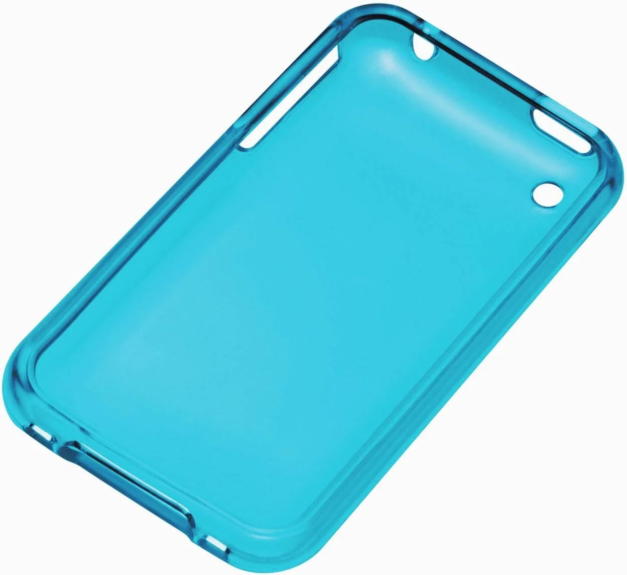 قاب محافظ ژله ای گوشی آیفون مدل G - آبی شفاف