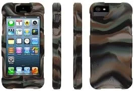 محافظ سیلیکونی Griffin GB36319 Survivor Skin مناسب برای آیفون 5 - بسته بندی خرده فروشی - طرح استتار شکار