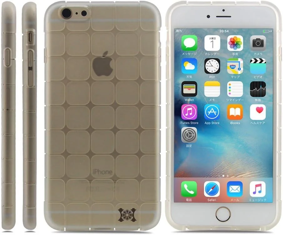 قاب گوشی آیفون 6s/6 پلاس [هاناتورا ژاپن] جنس TPU - شامل 1 عدد محافظ صفحه نمایش (شفاف)