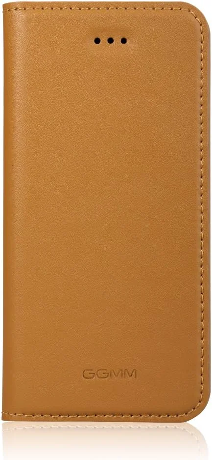 قاب چرمی و PC مدل Window-A5 بژ GGMM برای آیفون 5/5S کد iPh01707