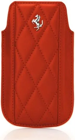 کاور چرمی آیفون فراری GT مدل Modena، قرمز CGM – PH – 9