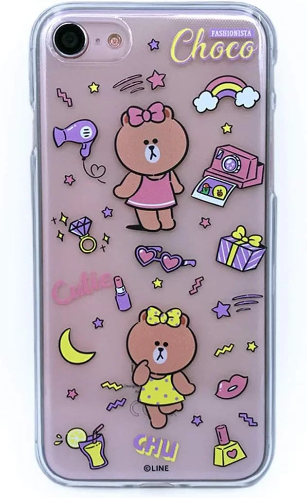 قاب محافظ شفاف طرح لاین فرندز مدل My Favorite Things مناسب برای آیفون 8 / آیفون 7 - محصول اورجینال ژاپنی