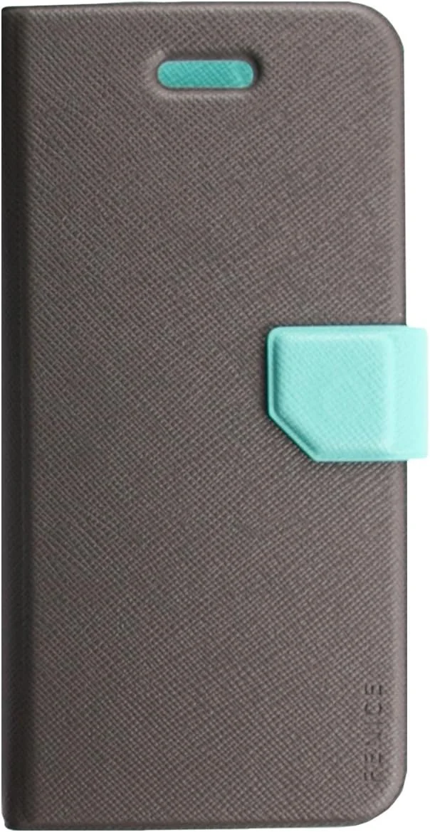 کیف چرمی PU پریمیوم FENICE M005GR00APIP5S خاکستری DIARIO VER.2 با نوار جادویی باریک مناسب برای گوشی APPLE IPHONE 5/5S/5C