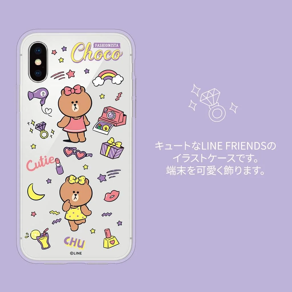 قاب محافظ شفاف طرح لاین فرندز مدل My Favorite Things مناسب برای آیفون 8 / آیفون 7 - محصول اورجینال ژاپنی