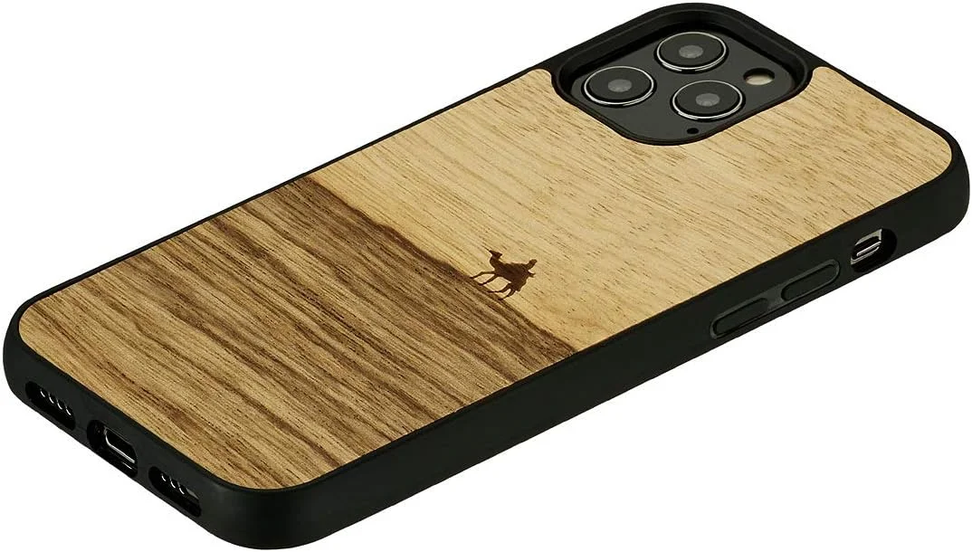 قاب گوشی آیفون 12 پرو Man&Wood Terra I19250i12P، چوبی، Limba، نازک، پوشش چوبی، مقاوم، هیبریدی، دارای محل بند، شارژ Qi، شارژ بی‌سیم، کاور آیفون 12 پرو