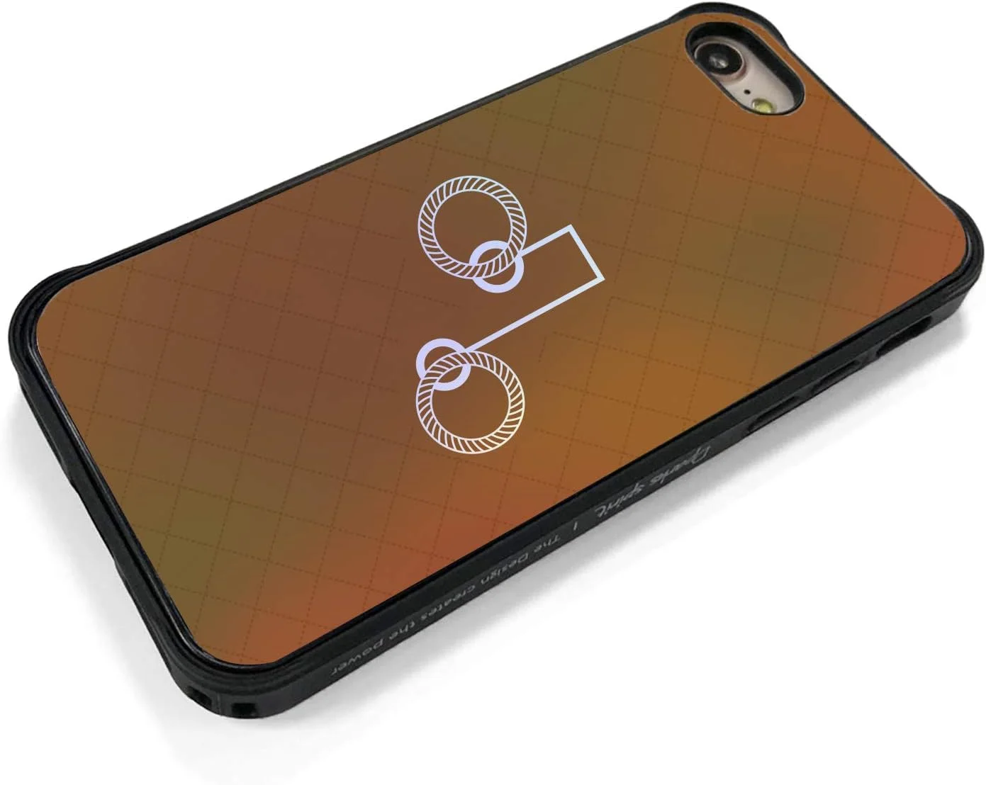 کاور گوشی آیفون SE (نسل سوم / 2022) دی‌پارکس، طرح اکلیلی، طرح طلایی، کاور سخت، هولوگرافی، 4.7 اینچ، شارژ بی‌سیم آیفون، آیفون SE (نسل دوم) / 8/7