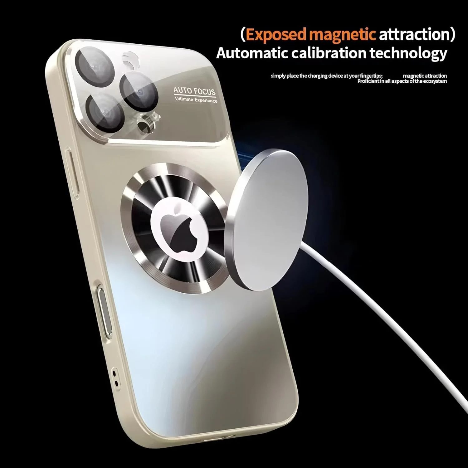 قاب محافظ سری مگنتی طراحی شده برای آیفون 14 پرو مکس، [سازگار با مگ‌سیف] [محافظ لنز دوربین کامل و مقاوم در برابر سقوط نظامی]، نمایش لوگو با پنجره بزرگ، ضد گرد و غبار، پوشش مات ضد ضربه، آبی