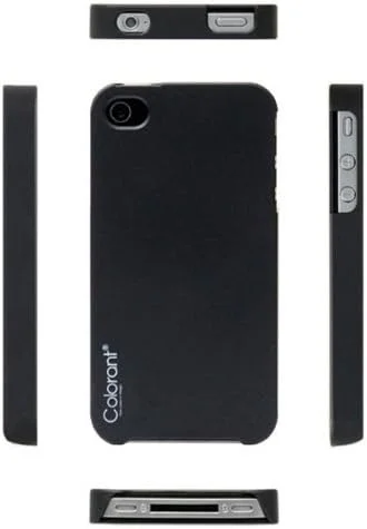 قاب محافظ شیک و رنگارنگ برای آیفون 4/4S - مشکی P-7011