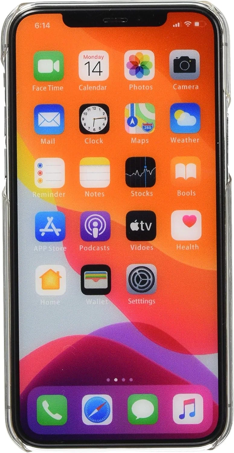 قاب محافظ شفاف طرح قلب پلنگی Ciara مناسب آیفون 11 پرو 03 (قهوه ای خاکستری)