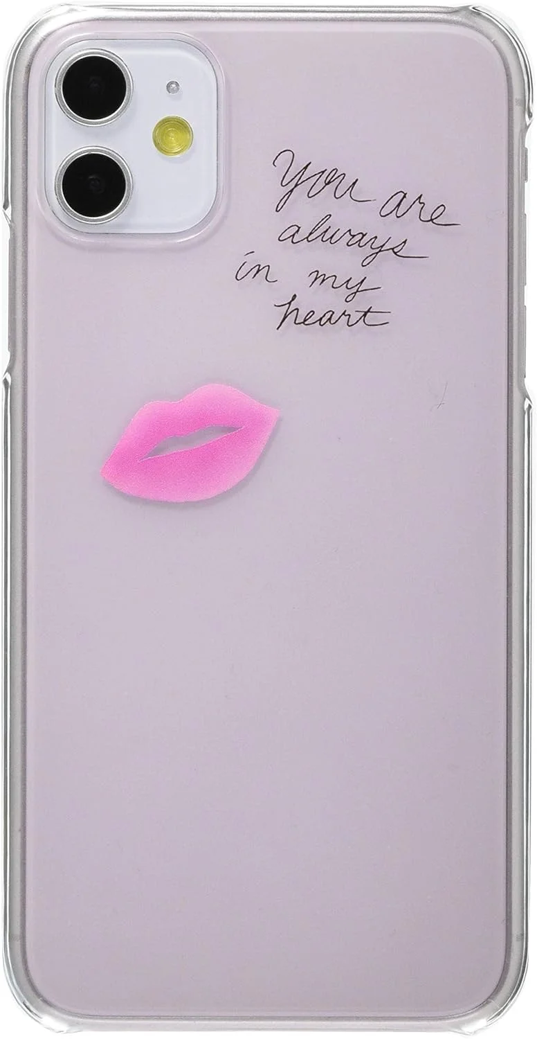 قاب محافظ شفاف طرح پیام لب Ciara مدل ci01671101-01-ip11 مناسب برای آیفون 11 01 (رزگلد)