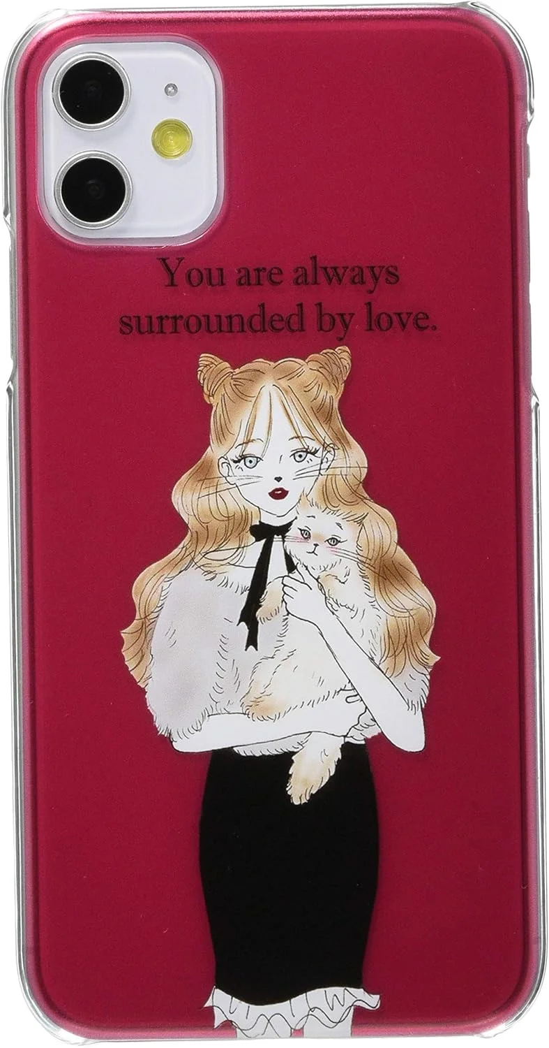 قاب محافظ شفاف Ciara New Cat Lady ci03341101-05-ip11 مناسب برای آیفون 11 05 (بورگاندی)