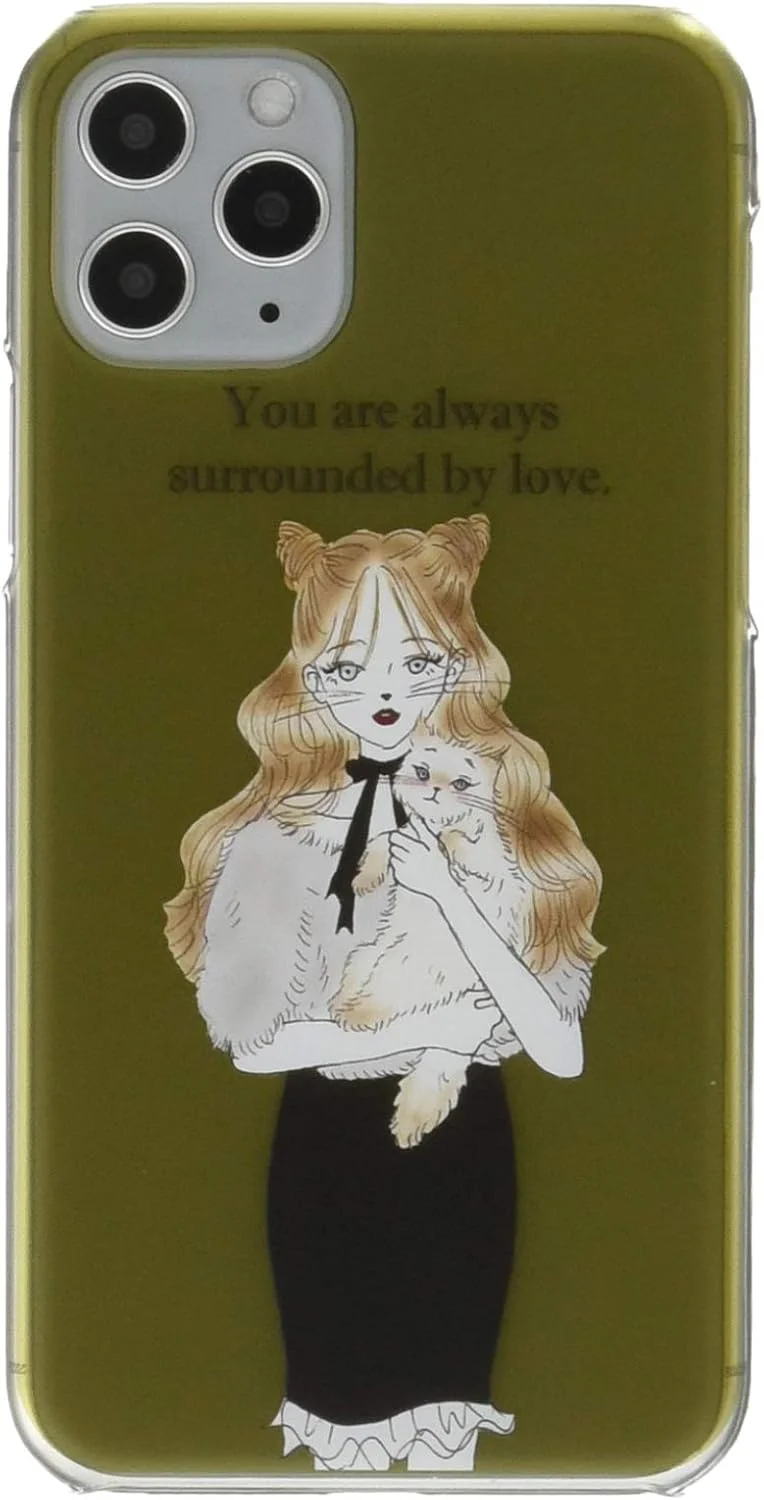 قاب محافظ شفاف Ciara New Cat Lady ci03341101-04-ip11pr مناسب برای آیفون 11 پرو 04 (خاکی)