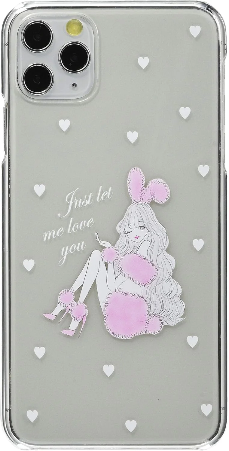 قاب شفاف گوشی آیفون 11 پرو مکس طرح خرگوش صورتی Ciara مدل ci04201101-01-ip11prm (شفاف)