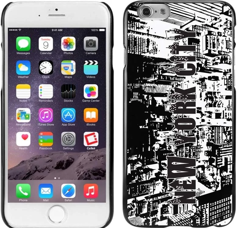 قاب محافظ مشکی Cellet Proguard با طرح شهر نیویورک برای آیفون 6