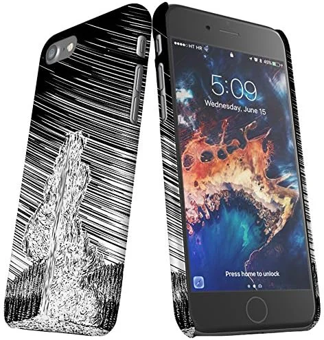 قاب سخت گوشی آیفون 7 با طرح هنرمند مشهور اثر جان موریس 14 براق (براق) 1124414