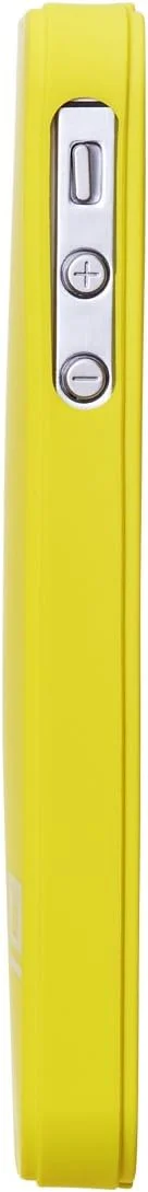 قاب مشکی برای آیفون 4/4S [مدل ژله ای برند کالیفرنیا داتز] زرد i4sje1 – Ye