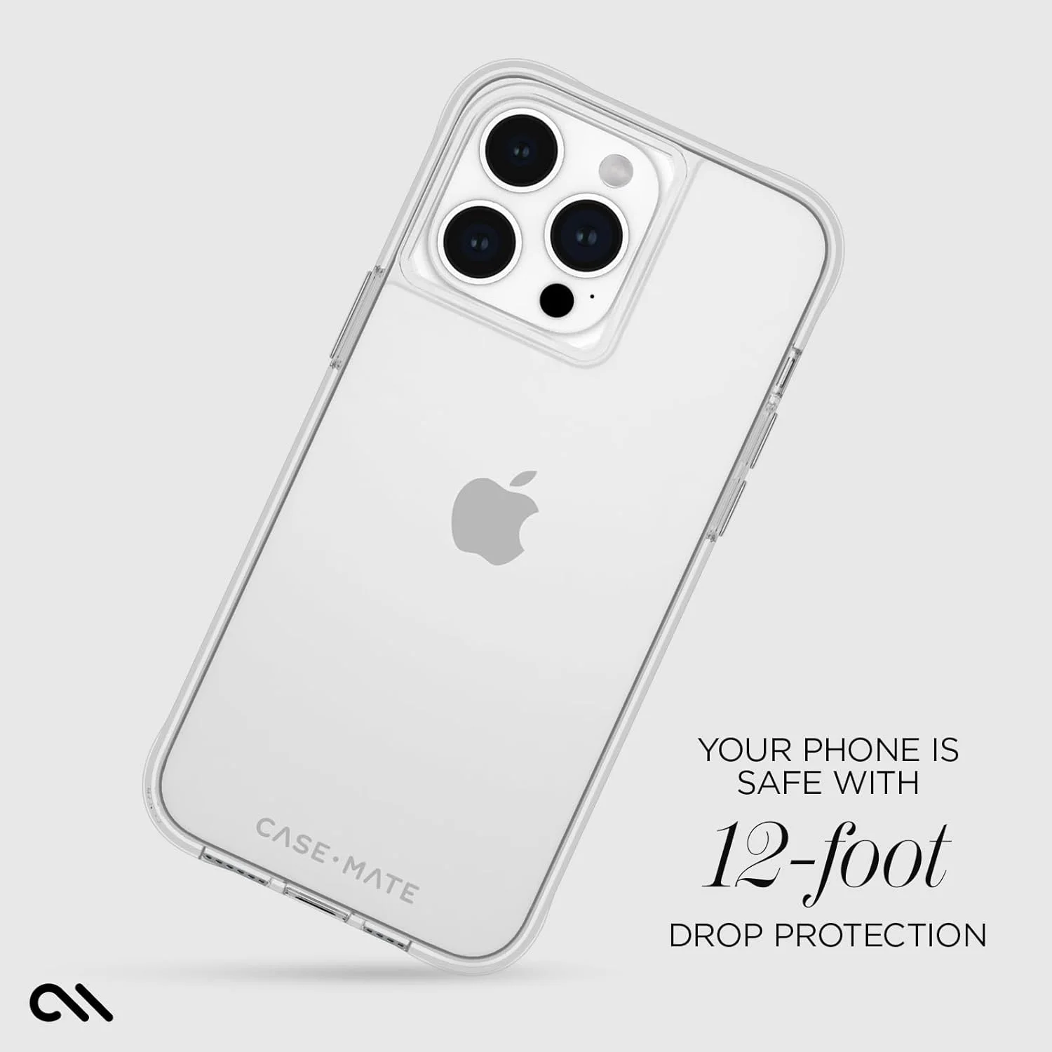 کاور محافظ سخت گوشی آیفون 15 پرو مکس - شفاف [محافظت در برابر سقوط از ارتفاع 3.6 متر] [سازگار با شارژ بی‌سیم] کاور باریک گوشی برای آیفون 15 پرو مکس 6.7 اینچ، کاور ضد ضربه با فناوری ضد زردی و ضد خش