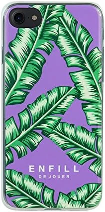کاور ژله ای ENFILL مدل Tropical Glam مناسب برای آیفون 7 پلاس - بنفش