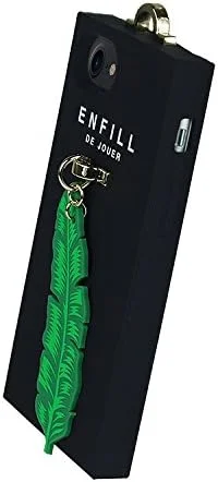 قاب سیلیکونی ENFILL با آویز چاپی طرح گرمسیری برای آیفون 7 مشکی OR34745 (AHA9)