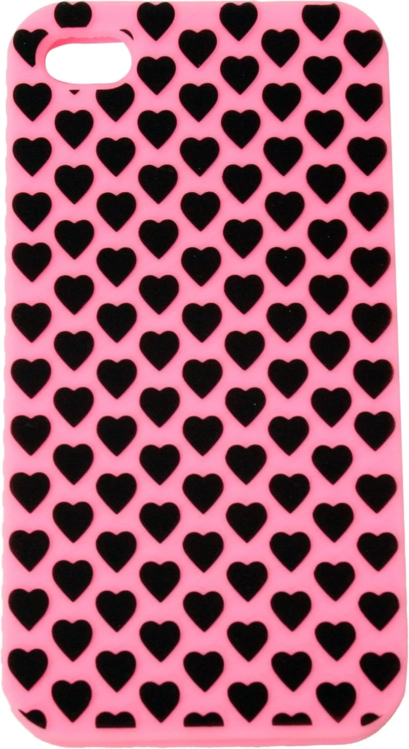 کاور سیلیکونی طرح قلب مهربان مدل IT 7141005PK مناسب برای آیفون 4/4S - صورتی