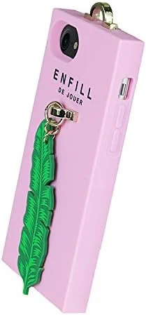 قاب سیلیکونی ENFILL با آویز طرح دار گرمسیری جذاب مناسب برای آیفون 7 صورتی OR34745 (AAT9)