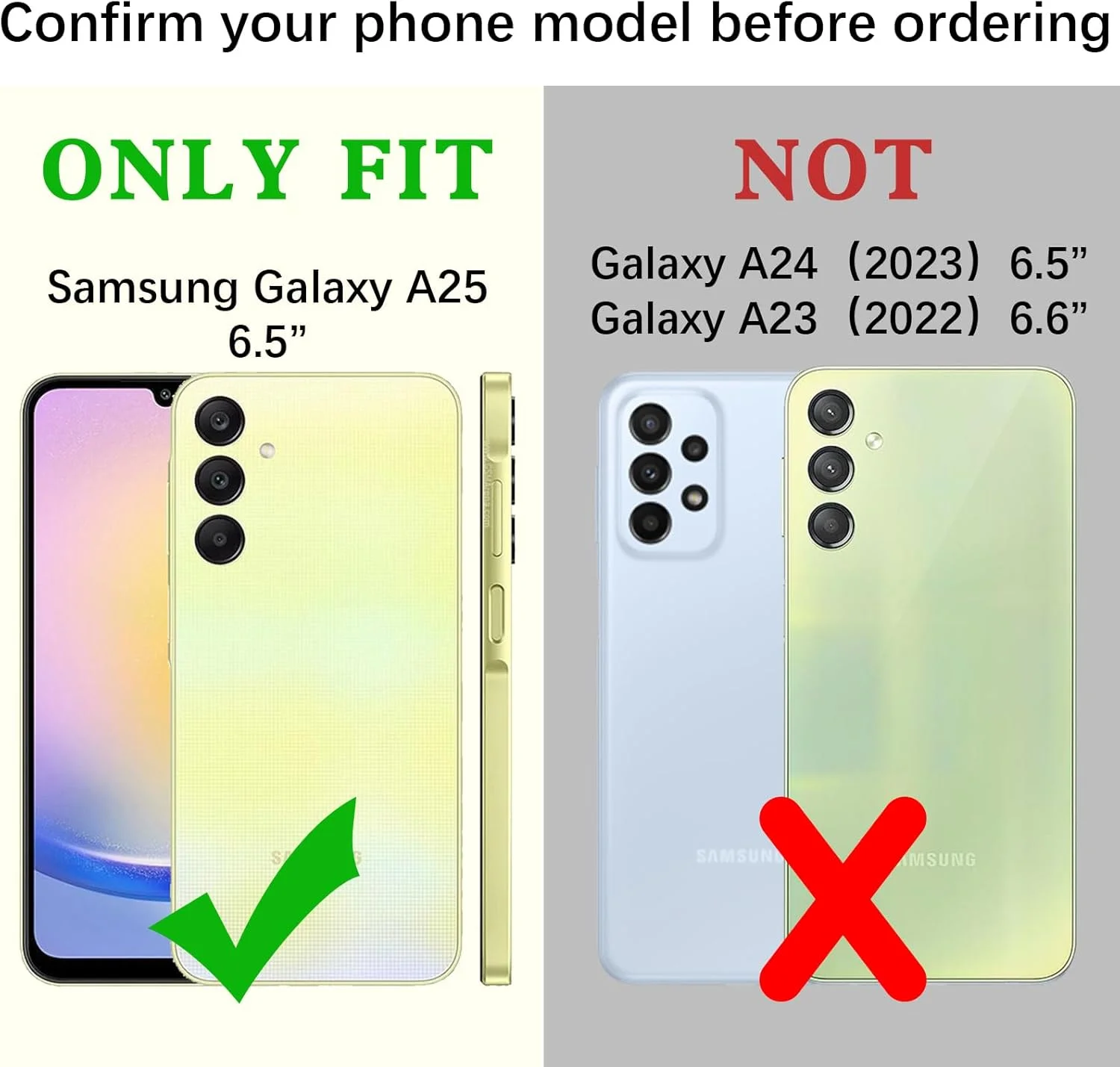 قاب گوشی طرح پروانه و قلب کریستالی TPU برای گوشی سامسونگ گلکسی A25 5G، ضد ضربه مغناطیسی با پایه انگشتی حلقه ای [کارت اکلیلی و بند مچی] محافظ گوشی سامسونگ A25 (رز اکلیلی)