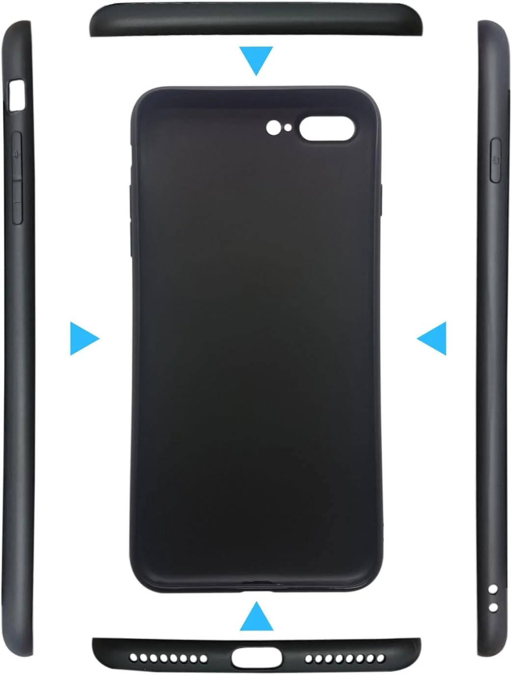 قاب محافظ نرم گوشی آیفون 7/آیفون 7 پلاس با طرح میوه ای جذاب، چاپ رنگی، جنس TPU و دارای محل بند - طرح موز