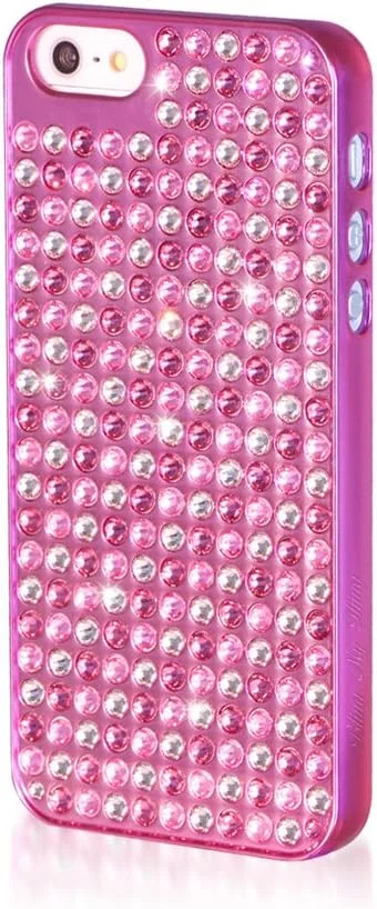 قاب فلزی سری Bling Extravaganza از Bling-My-Thing برای آیفون 5 (صورتی سه رنگ) ei5-pm-pk-pkt