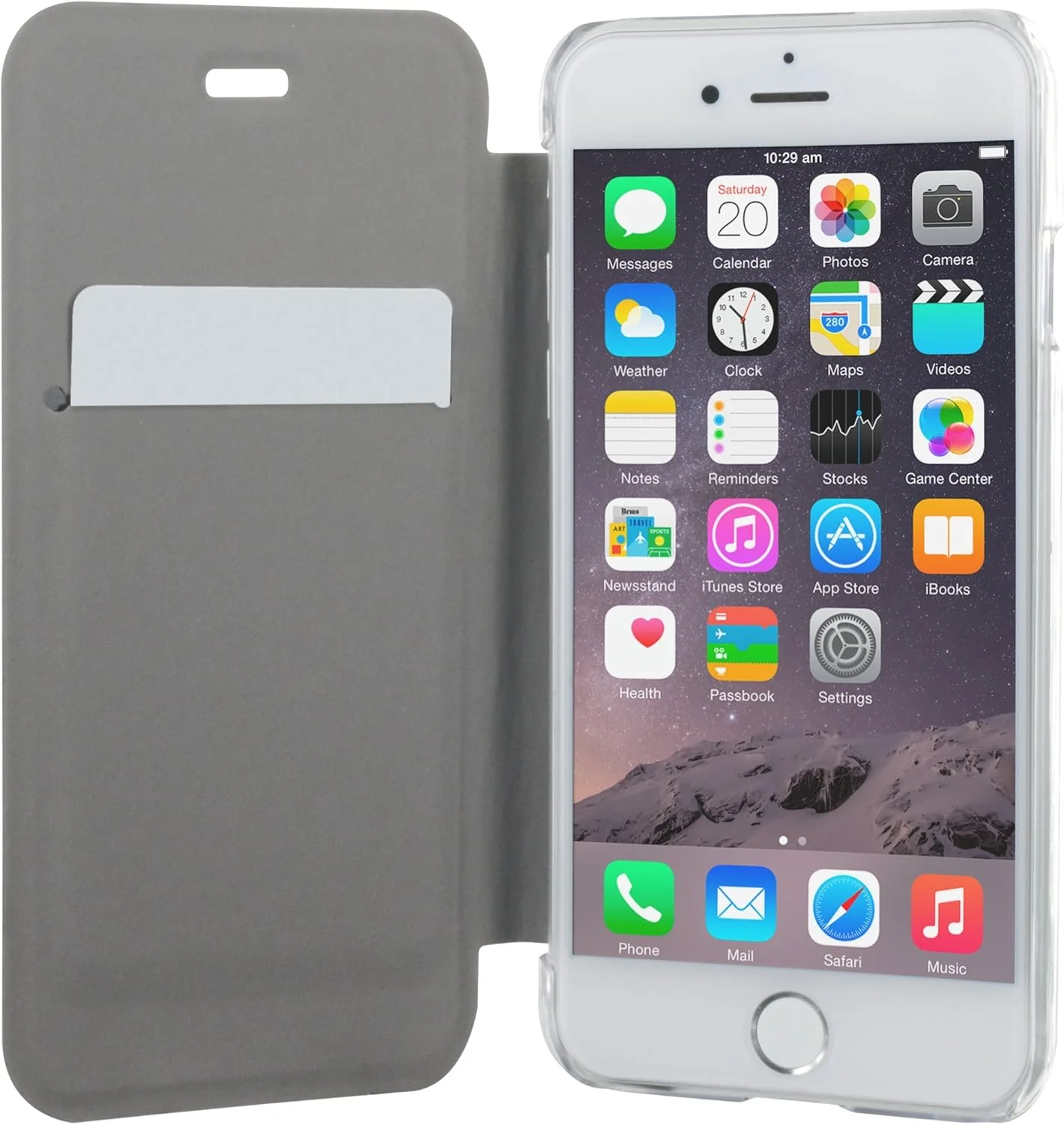 قاب محافظ گوشی آیفون 7 بیگ بن مدل کریستال، مجموعه بیگ بن، جنس TPU، نقره ای