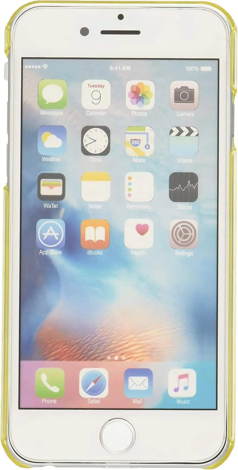 قاب محافظ شفاف آیفون 6/6s آکاتسوکا فوجیئو طرح موتوگو زرد