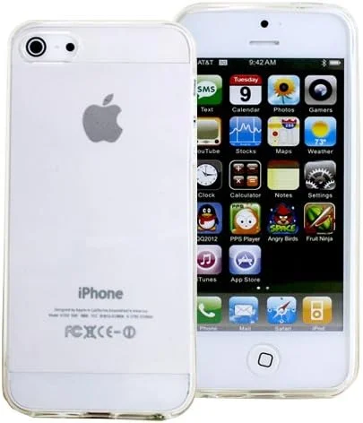 کاور محافظ TPU استاندارد آی‌فون SE و 5s و 5 مدل Super Clear AG – ip5setp – SCL