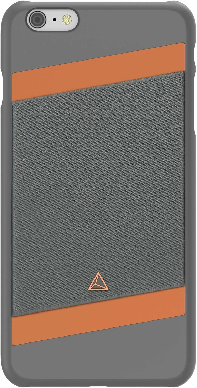 کیف پول Adonit برای آیفون 6 پلاس/6s پلاس - فوق العاده باریک و سبک با جای کارت، طراحی کلاسیک - بسته بندی خرده فروشی - خاکستری